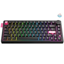 Teclado Mecânico Sem Fio/USB RGB Onikuma Gaming MT706 - Preto/Rosa