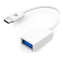 Adaptador USB-C HP DHC-TC105 0.15M Typo-C A Otg - Branco