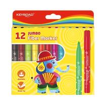 Marcador Keyroad Jumbo Fiber Marker KR971413 12 Unidades