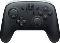 Controle Sem Fio Nintendo Switch 2 Pro 123674/125369B - Black  Controle Se...