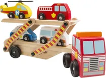 Transportador de Vehiculos de Emergencia Melissa & Doug 14610 (6 Peças)
