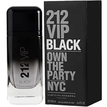 Perfume Masculino Carolina Herrera 212 Vip Black NYC Elixir Edp 100 ML
