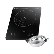 Cocina Eléctrica de InduccióN + Olla Xion XI-EHI15 1 Hornalla 220V