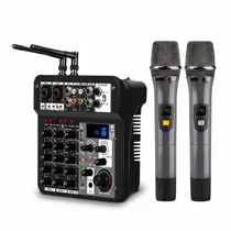 Mixer Ecopower EP-M602 2 Microfones Bivolt - Preto  Mixer Ecopo...