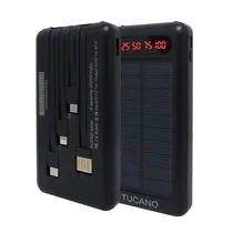 Bateria Auxiliar Tucano TC-03 - 20000MAH - Solar - Preto