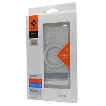 Spigen Capa iPhone 16 Slim Armor Essentia Tpu + PC ACS08228 Transparente