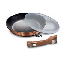 Frigideira Antiaderente Puxador Removível Rose 28CM Berlinger Haus
