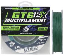 Linha Multifilamento Top Fishing 12X GTS 0.35MM 75LBS 300M