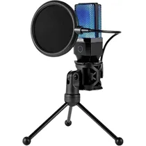 Microfone Redragon GM212 Adne RGB/USB-C - Black