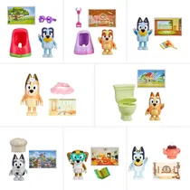 Moose Toys Figuras Bluey Set Básico de Personaje c/Accesorio S11 Plastico Multicolor
