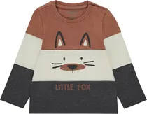 Camiseta Manga Longa para Bebê Orchestra HLANI2-GRF - Masculina