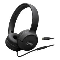 Fone JBL Tune T520C USB-C Black JBLT520CBLKAM