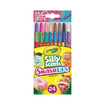 Crayones Perfumados Crayola Mini Twistables Silly Scents Smash UPS 52-3470 24 Unidades