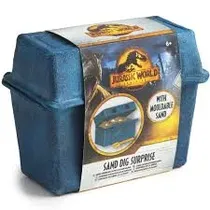 RMS Dinosaurios JW Cofre de Arena Con Sorpresa Plastico Multicolor
