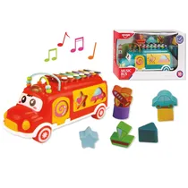 Benic Bus Musical Con Xilofon Y Encastre  Benic Bus M...