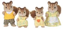 Sylvanian Families Walnut Squirrel Family