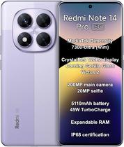 Smartphone Xiaomi Redmi Note 14 Pro 5G Dual Sim 6.67" 8GB/256GB Purple (Global)