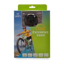 Camera Panoramica de 360 Prova Da Agua Wifi Bike Moto 16MP