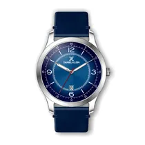 Relógio Analógico Masculino Daniel Klein Premium DK.1.12500-3 - Prata e Azul