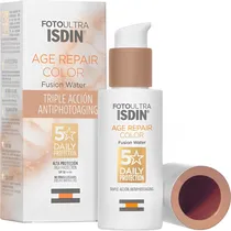 Protetor Solar Facial Isdin Age Repair com Cor FPS 50 - 50ML