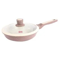 Frigideira Con Tampa Induçao Ucc Life Beig 28CM