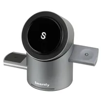 Carregador Magnético Portátil Smartfy SC01 - 3 Em 1 - 15W - Preto  Carregador ...