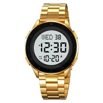 Relógio Masculino Digital Skmei 2167 GDWT Ouro Branco