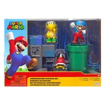 Jakks Super Mario Underground Diorama Set 404264 /4267