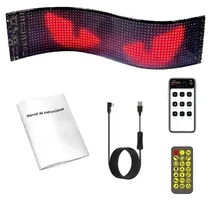 Placa LED para Carro Profissional Conecta com Celular Vans