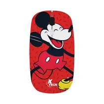 Mouse Inalámbrico Xtech Mickey XTM-D340MK Rojo