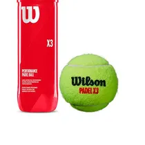 Pelota de Padel Unisex Wilson X3 Performance Set de 3