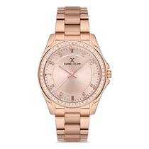 Relogio Analogico Feminino Daniel Klein DK.1.12742-4 Premium Ladies / Pulseira de Aco Inoxidavel - Rose Gold