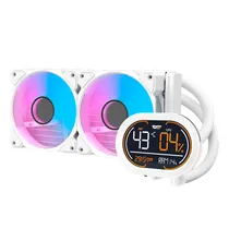 Water Cooler Cpu Darkflash DH240D Wave 1.2 White (C/Painel Monitor)