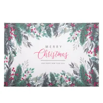 Individual de Mesa Decorativo Natalino Feliz Natal 45X30CM