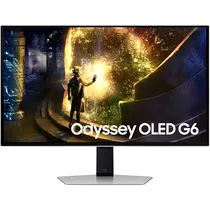 Monitor Gamer Samsung Odyssey G6 LS27DG610SN Oled 27" QHD 240 HZ / 0.03 MS - Prata