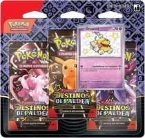 Cartas Pokémon Destino de Paldea Greavard Escarlate e Violeta - 290-41143 (19 Cartas)