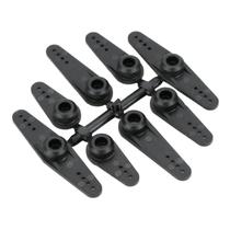 DUB670 Long Futaba Super Servo Arms Black (8PCS)