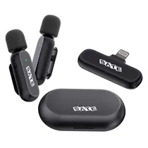 Microfone Inalambrico Satellite A-MK252 2MIC Lightning Black