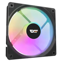 Cooler Fan de Gabinete Aigo Darkflash CL12, Rainbow LED, Molex 4-Pinos, 120MM, Preto