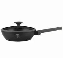 Frigideira Funda Berlinger Haus com Tampa Preta 24CM