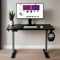 Mesa Office Sate A-MT301 Eletrica Black|