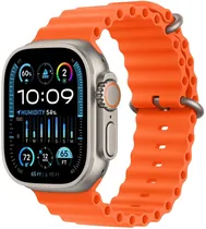 Apple Watch Ultra 2 GPS+Cellular 49MM Caixa Titânio Pulseira Orange Ocean Band MREH3LW