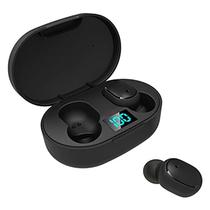 Fone de Ouvido Sem Fio E6S True Headset com Bluetooth / Cancelamento de Ruido - Preto