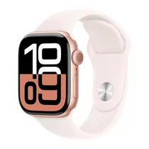 Relogio Apple Watch S10 42MM MWWH3LW/A Rose Gold