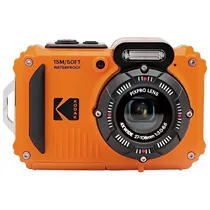 Câmera Fotográfica Kodak Pixpro WPZ2 16MP Full HD de 2.7" com Wi-Fi - Laranja