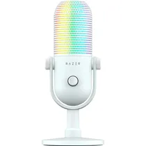 Microfone para Stream Razer Seiren V3 Chroma RGB USB Edition Nasa – Branco RZ19-05060200-R3U1