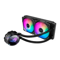 Water Cooler Cpu Asus Rog Strix LC II 240 Liquid 90RC00 E1-M0UAY4, Argb, Preto, 240MM, Intel 115X/ 1200/ 1700/ 1851, AMD AM4/ AM5