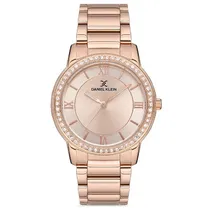 Relógio Feminino Analógico Daniel Klein DK.1.12698-5 Rosa Ouro