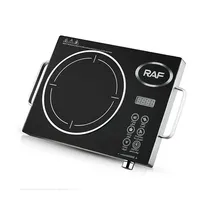 Fogareiro Portátil Elétrico Raf R.8019 Electric Stove Infravermelho / 3500W / 220-240V ~ 50/60HZ - Preto