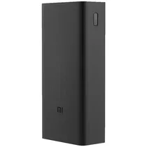 Carregador Portátil Xiaomi 18W Power Bank PB3018ZM 30.000 Mah 2 Saídas USB e USB-C - Preto
